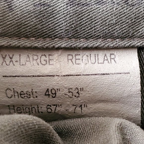 "Heart" Concert Jacket!  Dark Green Button Down Jacket, Size 2XL - Picture 8 of 8